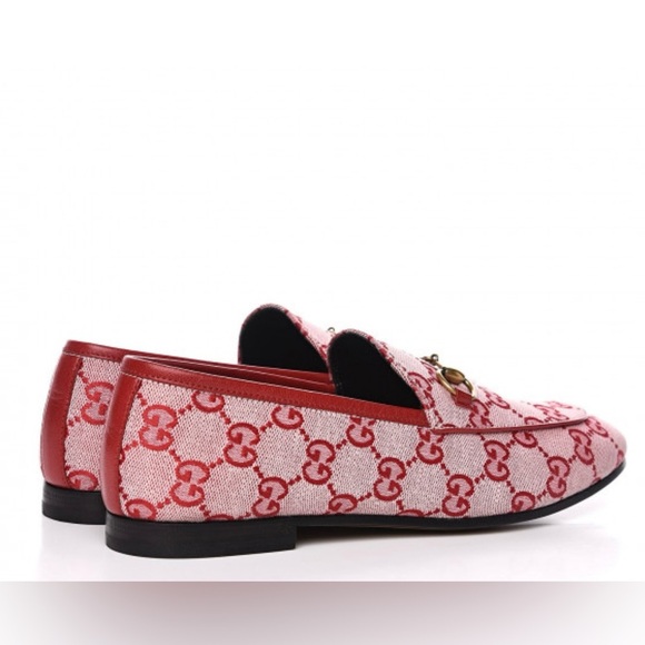 NEVER WORN! AUTHENTIC-Women’s Gucci GG Canvas Loafers Women's Size: 8 l IT: 38♥️ - Picture 6 of 14